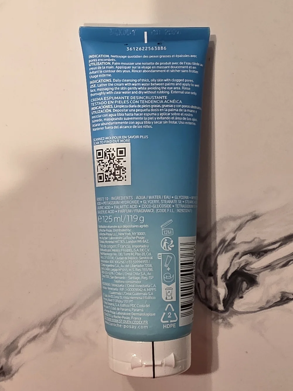 La Roche-Posay Effaclar Deep Cleansing Foaming Cream - Blue